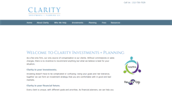 Desktop Screenshot of clarityinv.com